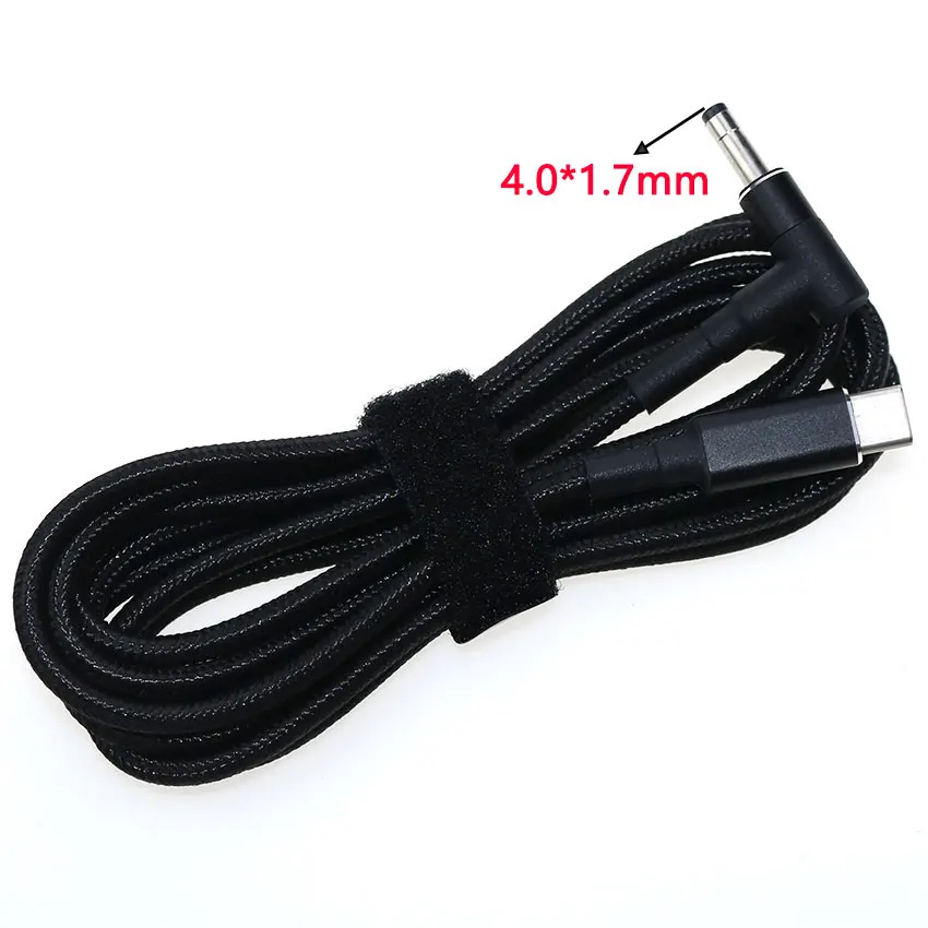 Versatile USB-C to Multi-Size DC Male Plug Converter Charging Cable