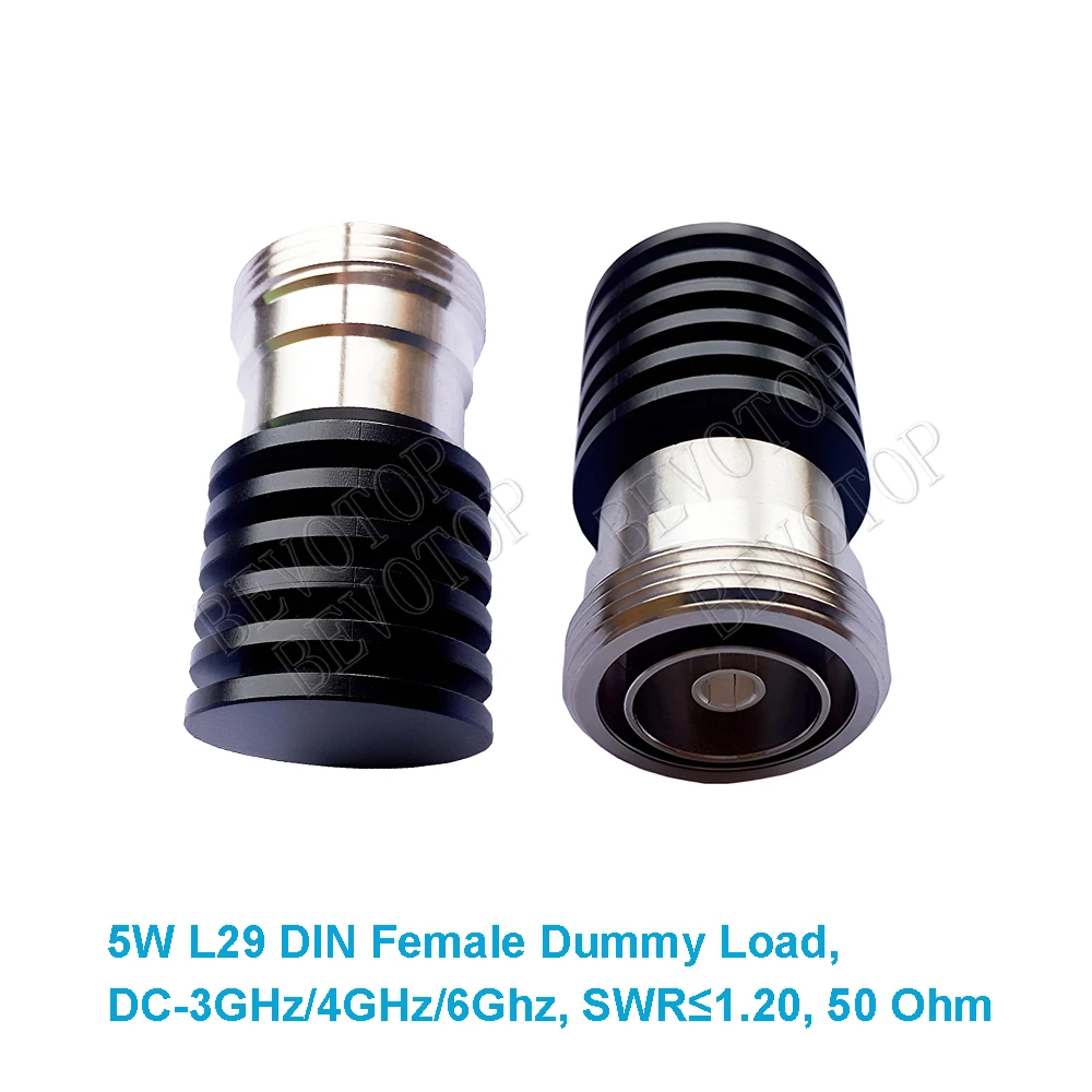 1PCS RF 동축 종단 부하 5W L29 DIN 여성형 50옴 DC-3GHz/4GHz/6GHz RF 더미 부하