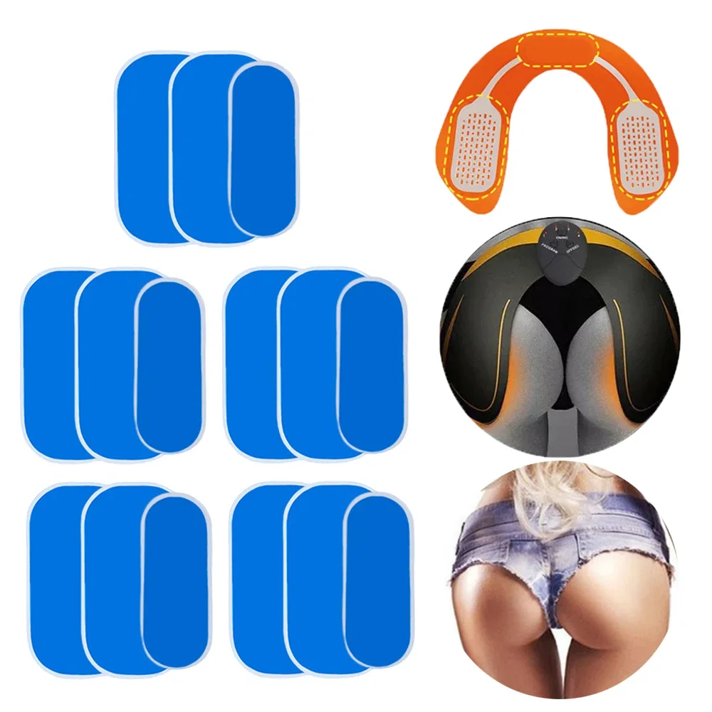 15/9pcs/lot Replacement Gel Pads Hips EMS Trainer 3pcs Butt Buttock Muscle Stimulator Exerciser Stisckers Hydrogel Gel Sheets muscle stimulator electrode pads