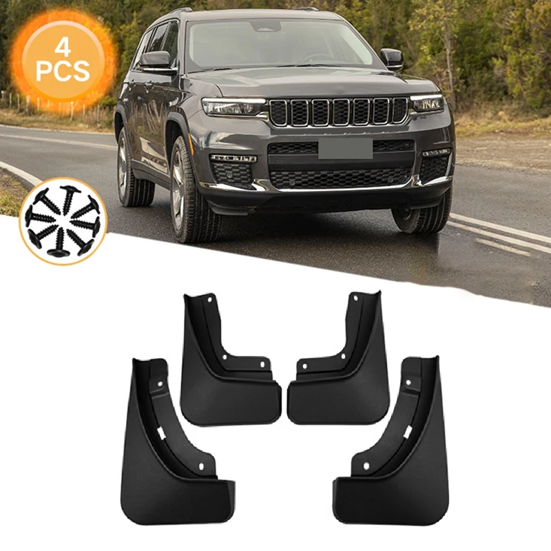 

Front Rear Car Mudflaps For Jeep Cherokee 2022-2023 Fender Mud Guard Splash Flaps Mudguards Spare Parts Parts Accessories