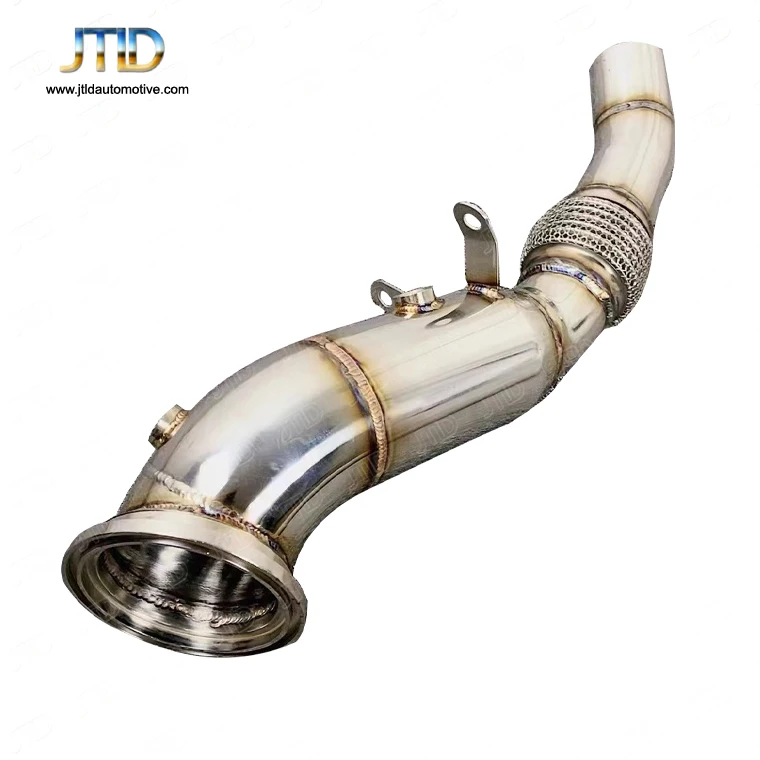

JTLD downpipes are specifically designed for Bmw 318i 1.5 L 3 cylinder b38 engine without Catalytic Converter and heat shield