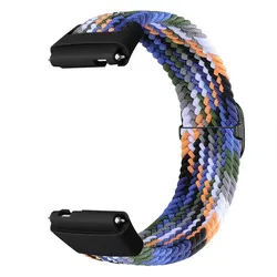 Nylon Loop Smart Watch Replacement Band - Breathable and Adjustable Strap Bracelet for Redmi Watch 3 Active (Denim)