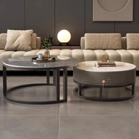 Simple Nordic Coffee Table – Small Luxury Industrial Metal Couchtisch, Cheap Standing Writing Desk Furniture Piece - Image 3