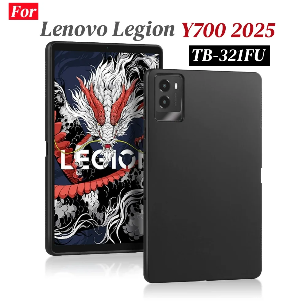 Enhanced Shockproof Black Silicone Tablet Case - 8.8 Inch TPU Protective Back Cover