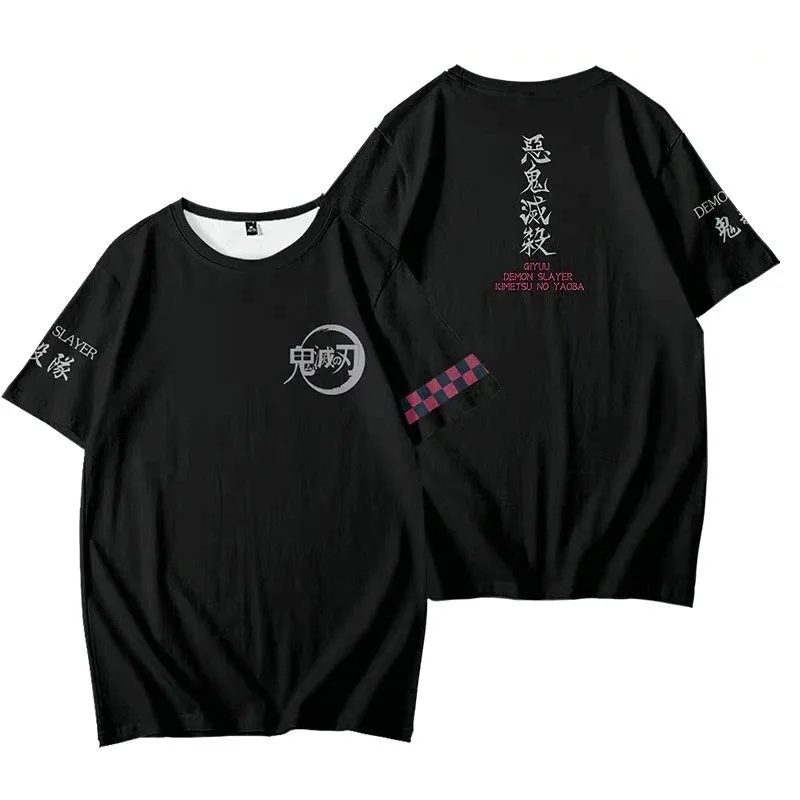 Demon slayer kisatsutai anime 3d t-shirt cosplay costume men women t-shirts tops o-neck short sleeve harajuku t-shirt