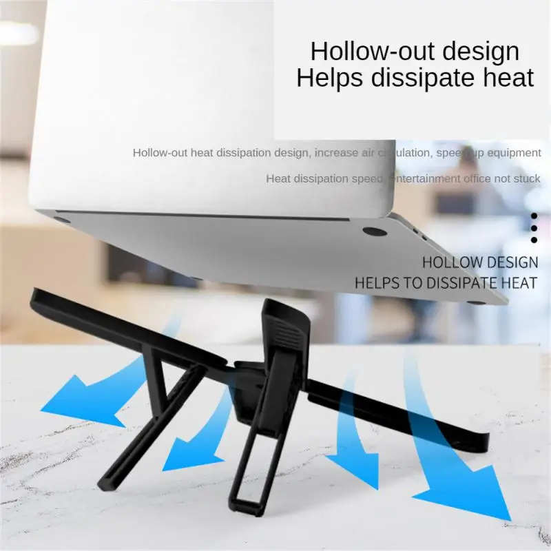 

Laptop Stands Foldable Support Adjustable Notebook Holder Tablet X Shape Adjustment Heat Dissipation Bracket Tablet Accessories