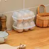 Eggs Holder 6 Eggs Storage Container with Fixed Handle Plastic Eggs Storage Box Outdoor Camping Eggs Carriers 3