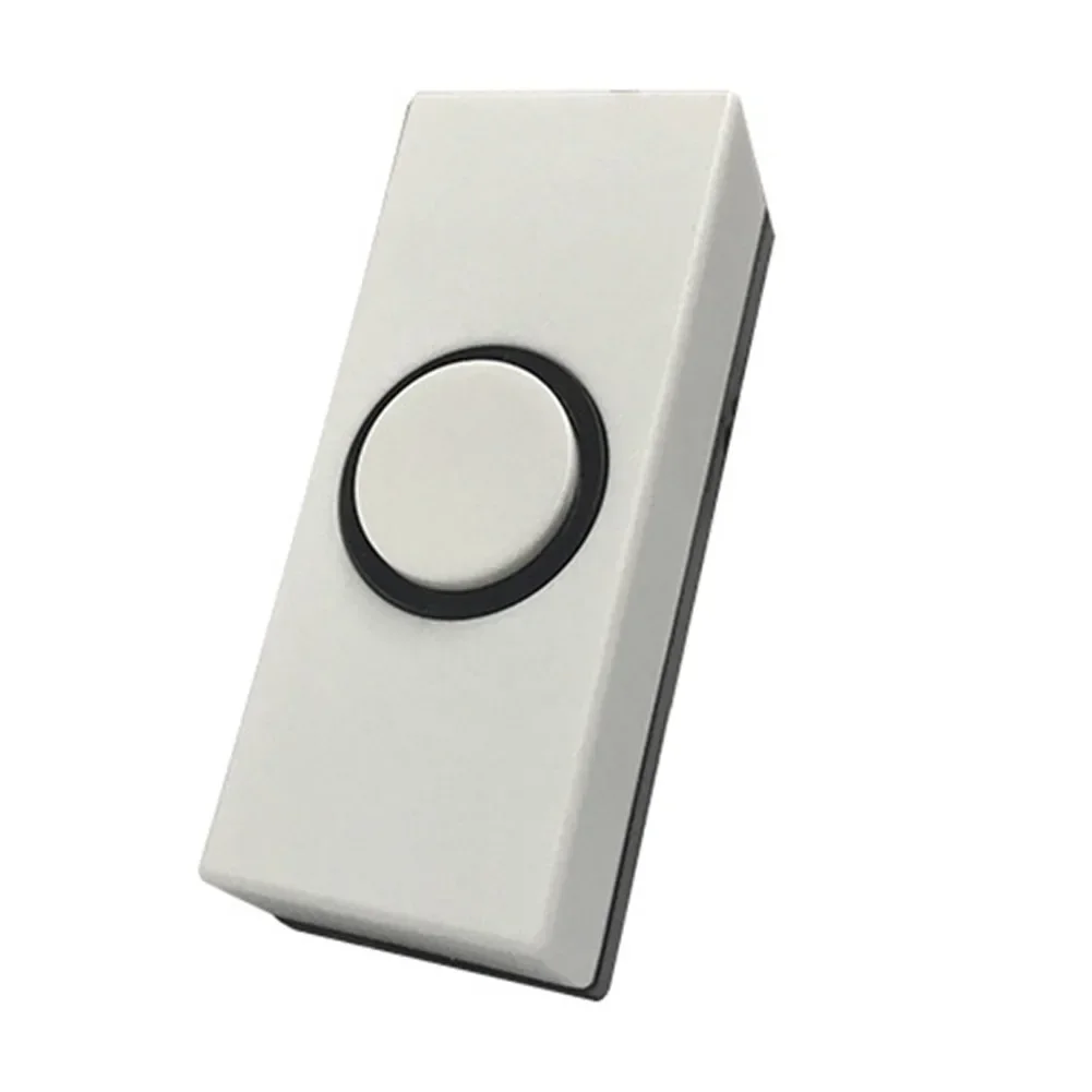 Plastic Hard Wiring Press Button Press Button Push Press White 86MMX37MMX22MM Chime Bell Door Bell Inserts Wall 3