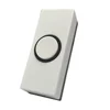 Plastic Hard Wiring Press Button Press Button Push Press White 86MMX37MMX22MM Chime Bell Door Bell Inserts Wall 3