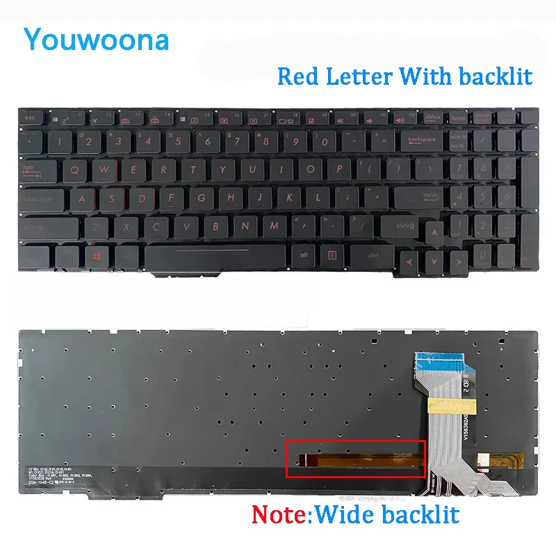 

Новая клавиатура для ноутбука Asus ZX53V ZX53VD FZ53V FZ53VD ZX553 ZX553V ZX553VD FX53 FX53V FX53VD FX753 FX753V FX753VD с подсветкой