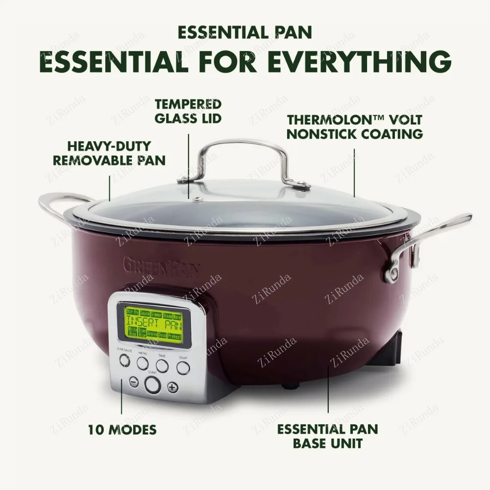 Intelligent electric frying pan, LED display screen 6