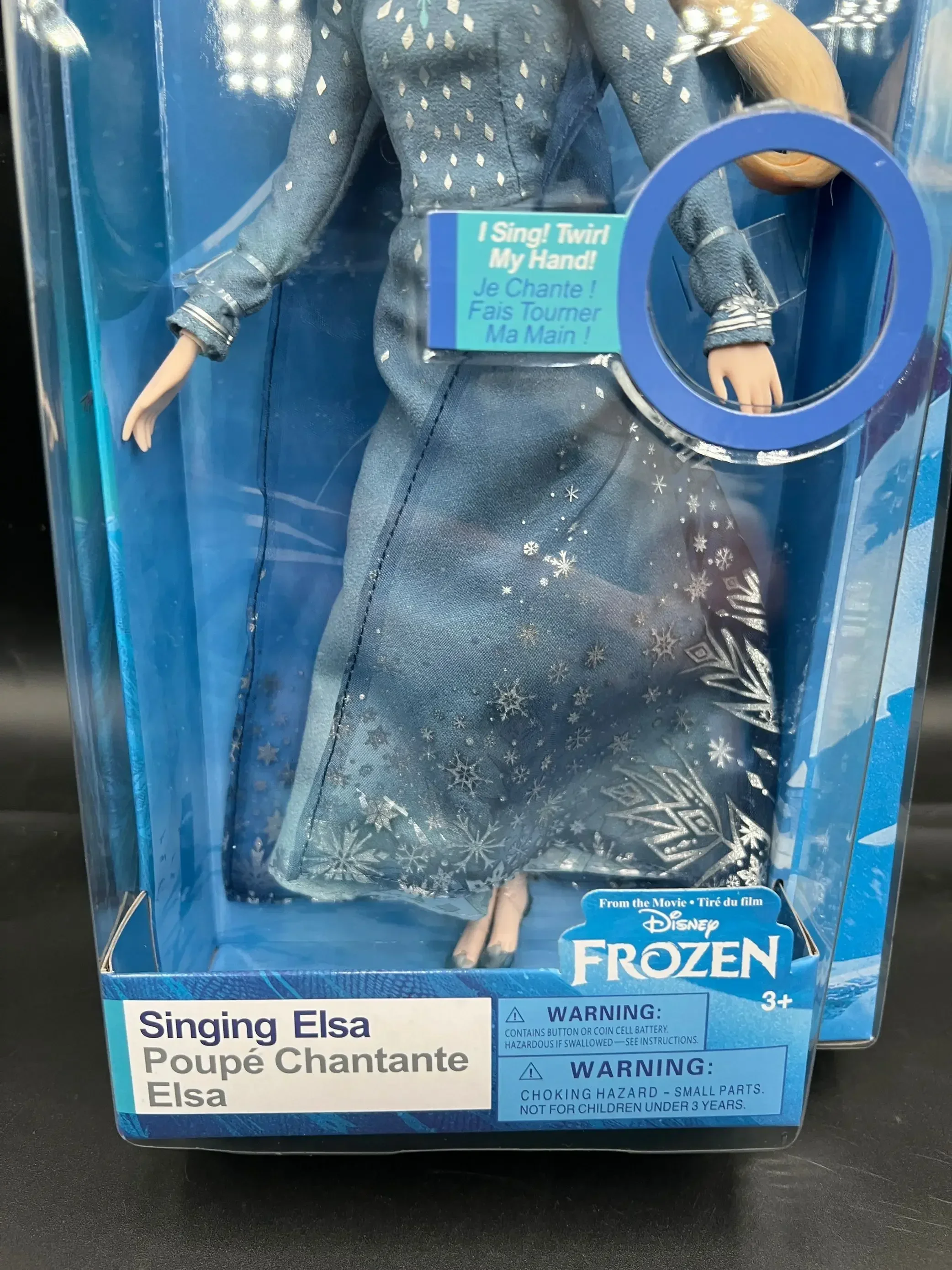 Frozen Elsa Fashion Hair Play music Doll with Princess Action Figure Gift Xmas Collectible Model fashion hair doll