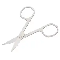 Professional Stainless Steel Eyelash & Eyebrow Scissors - Precision Makeup Tool for Beauty and Beard Grooming 2