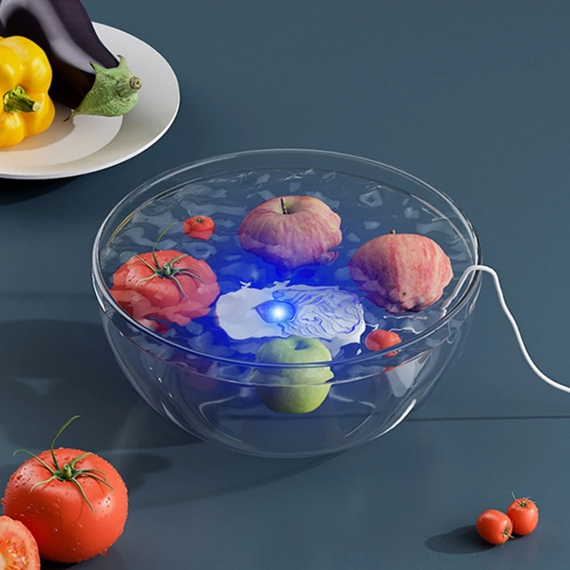 Protable Ultrasonic Food Cleaner Fruit Vegetable Washing Machine Wireless Food Purifier Compact Design Cleaning Tool For Home food cleaner