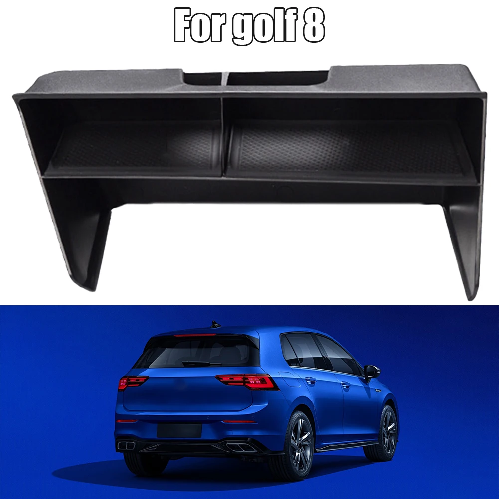 

Для Golf 8 для MK8 2020 2021 2022 центральный подлокотник коробка для хранения центральная консоль флокирующий Органайзер держатель для леворучного вождения
