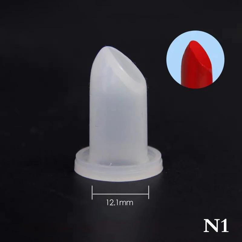 1pc 12.1mm Lipstick Mold Silicone DIY Lip Balm Cosmetic Mould Holder 8 Type  Good Use Lipstick Mould DIY Craft Tool Handmade Mold - AliExpress