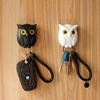 Hooks  Owl Magnetic Key Hook Auto Blinking Cute Hooks No Punch Storage Hooks Kitchen Home Wall Decoration Hooks 6