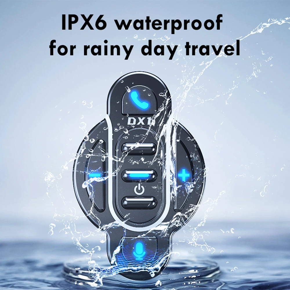 Wireless media controller universal smart Bluetooth 5.4 remote control waterproof for helmet earphone motorcycle bike handlebar