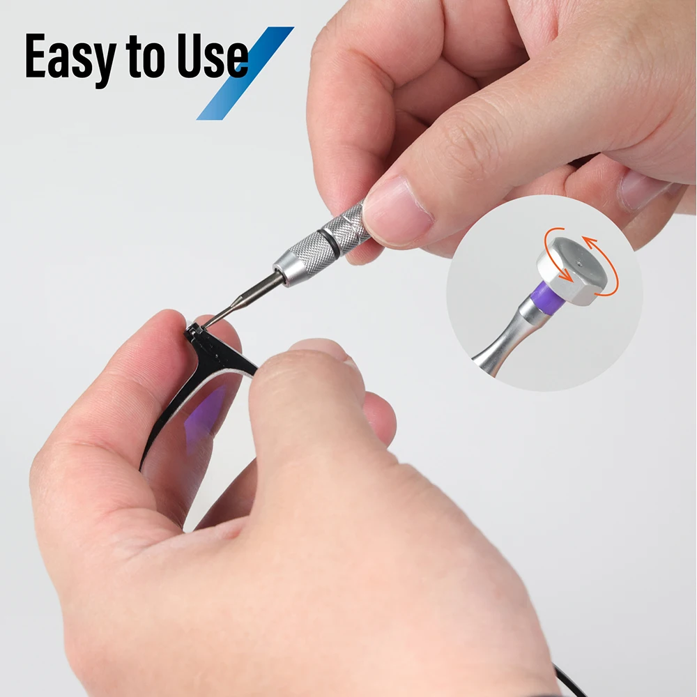 Optical Glasses Repair Plier Screwdriver Tweezer Wire Hook Set Eyeglasses Maintenance Hand Tool Kit Nylon Pocket