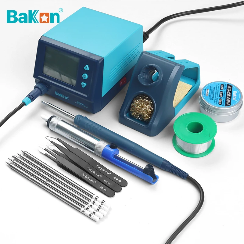 Soldering tool Soldering station Welding tool Bakon BK969D t12 Soldering Station For Phone Repair Intelligent Constant Temperature Lead Free Welding Station Solder Tin Tools