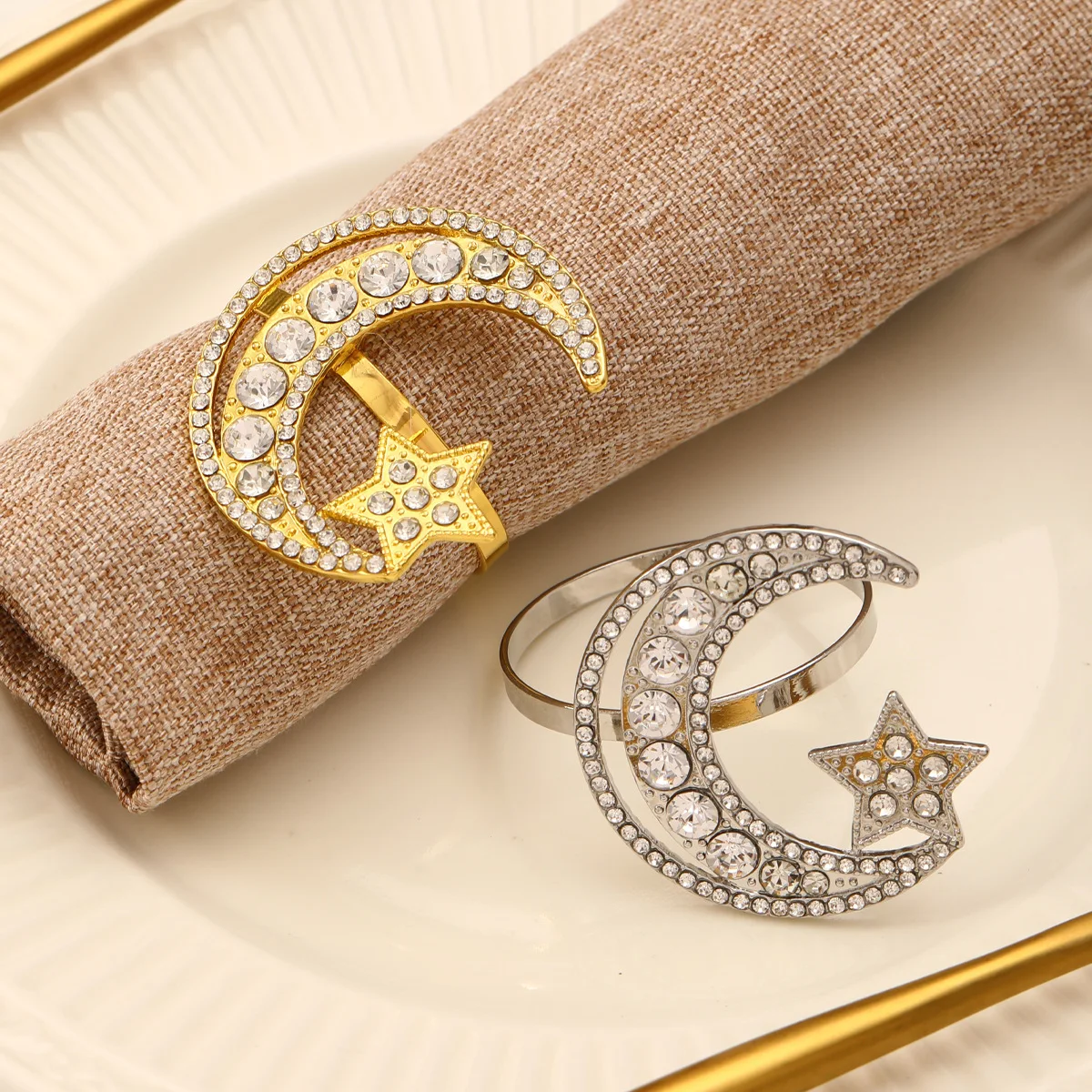 Moon Star Napkin Rings 1