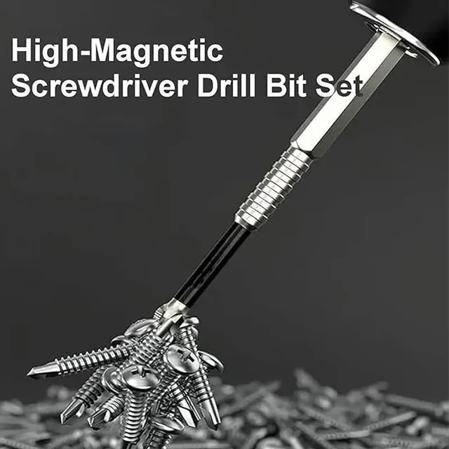 K5 Strong Magnetic Screwdriver Drill Bit Set Non-slip Alloy Steel