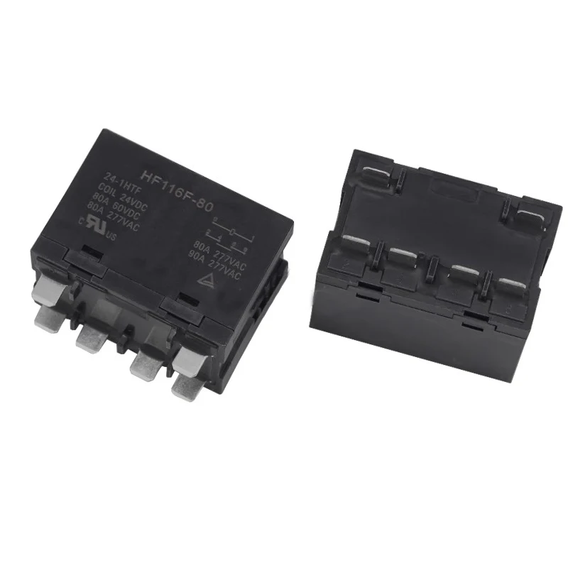 

1PCS HF116F-80-12-24-1HTF Normally Open 80A277VAC High Power Relay 12VDC24VDC