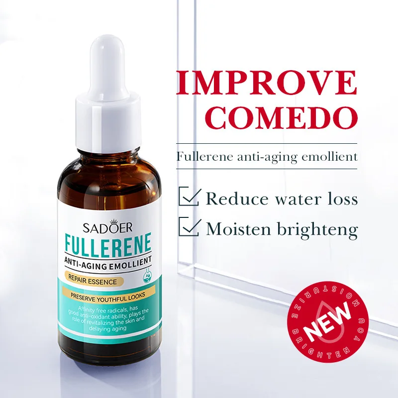 1/3pcs SADOER Fullerene Salicylic Acid Nicotinamide Serum Facial Moisturizing Anti-aging Facial Essence Beauty Face Skin Care 3