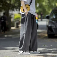 Men Jeans Wide Leg Denim Cargo jean pants Loose Straight Baggy Men's Jeans hip hop Streetwear Skateboard Neutral denim Trousers 2