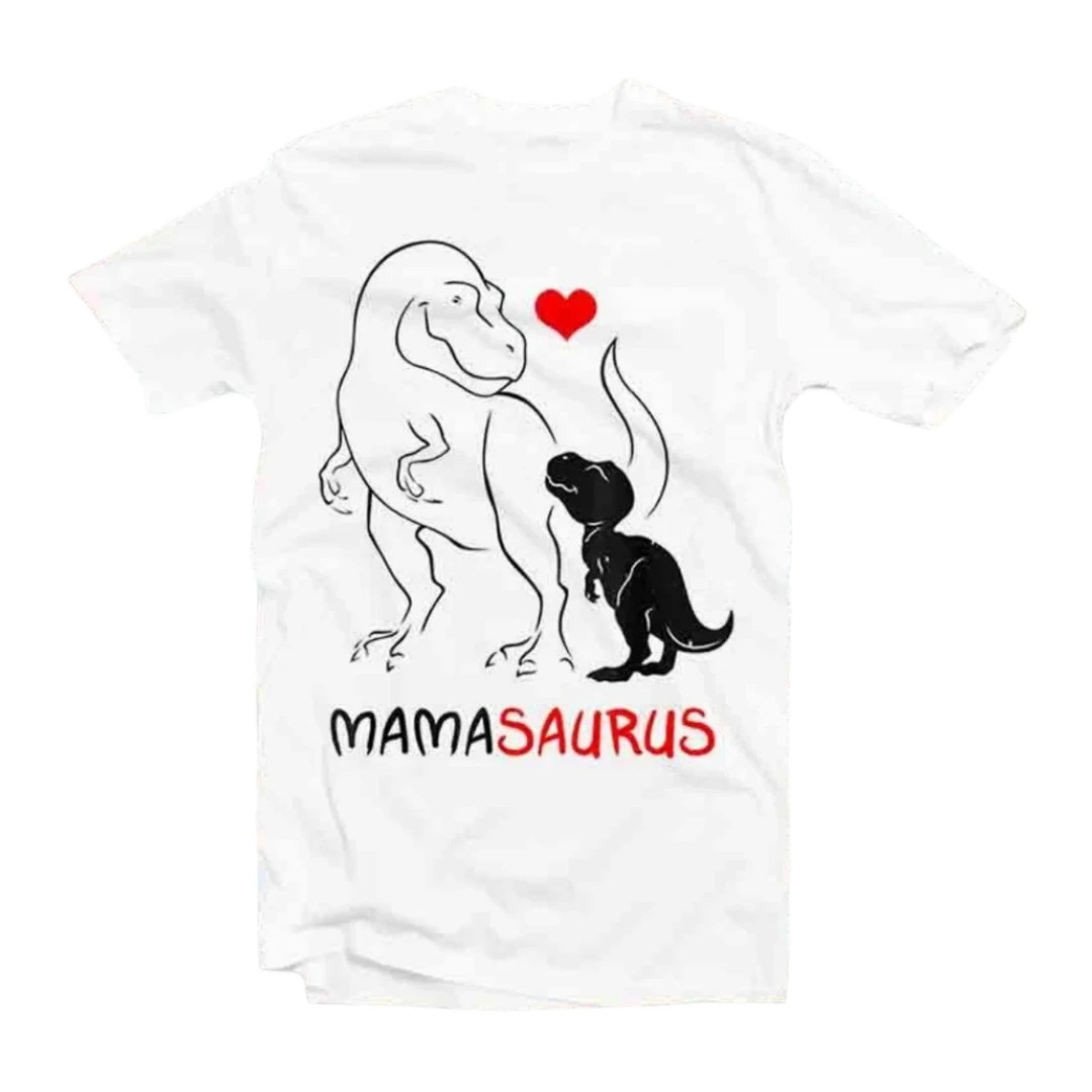 Mamasaurus Trex Mama Saurus Dinosaur Mom Gift T Shirt Vintage Retro Gift Mens Womens Unisex Cartoon Anime Top Tee Graphics