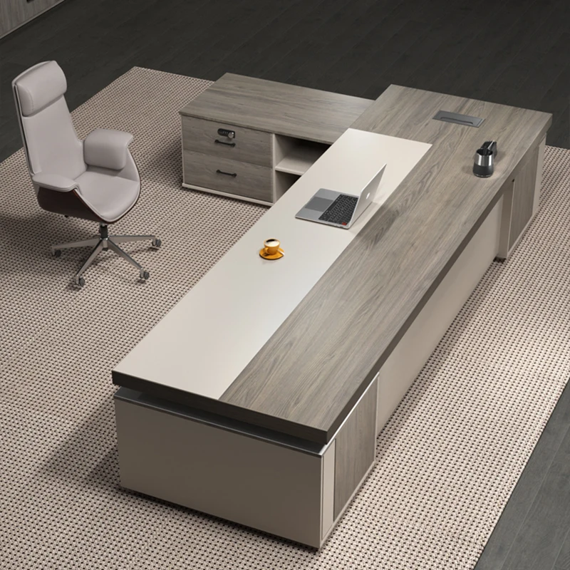 Modern Computer Office Desks Nail Writing Standing Simplicity Gaming Desk Study Boss Schreibtisch Media Console Furniture
