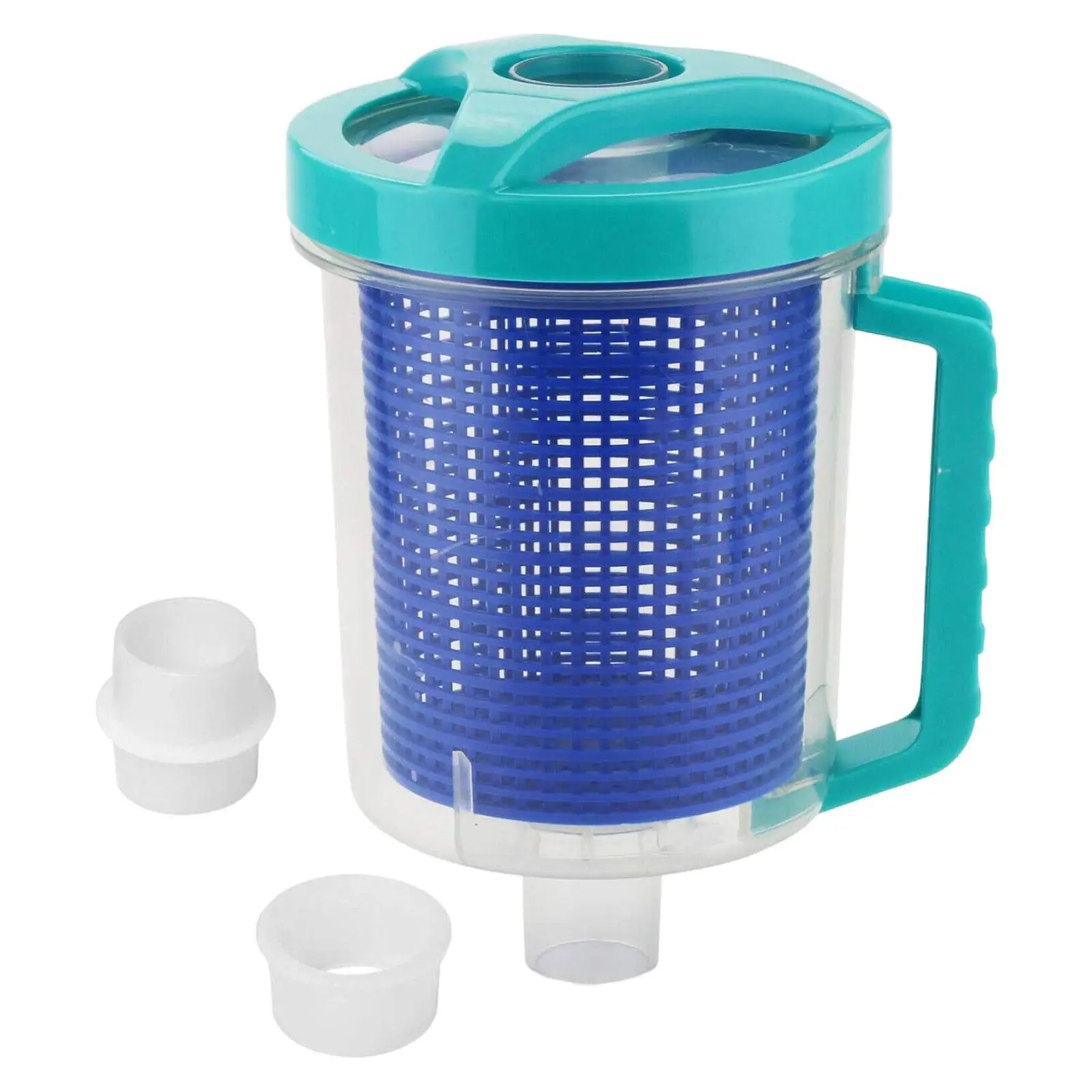 

Pool Leaf Catcher Canister with Mesh Basket Easy to Use Leaf Canister for Swimming Pool Cleaner Pool SPA Automatic Pool Cleaners