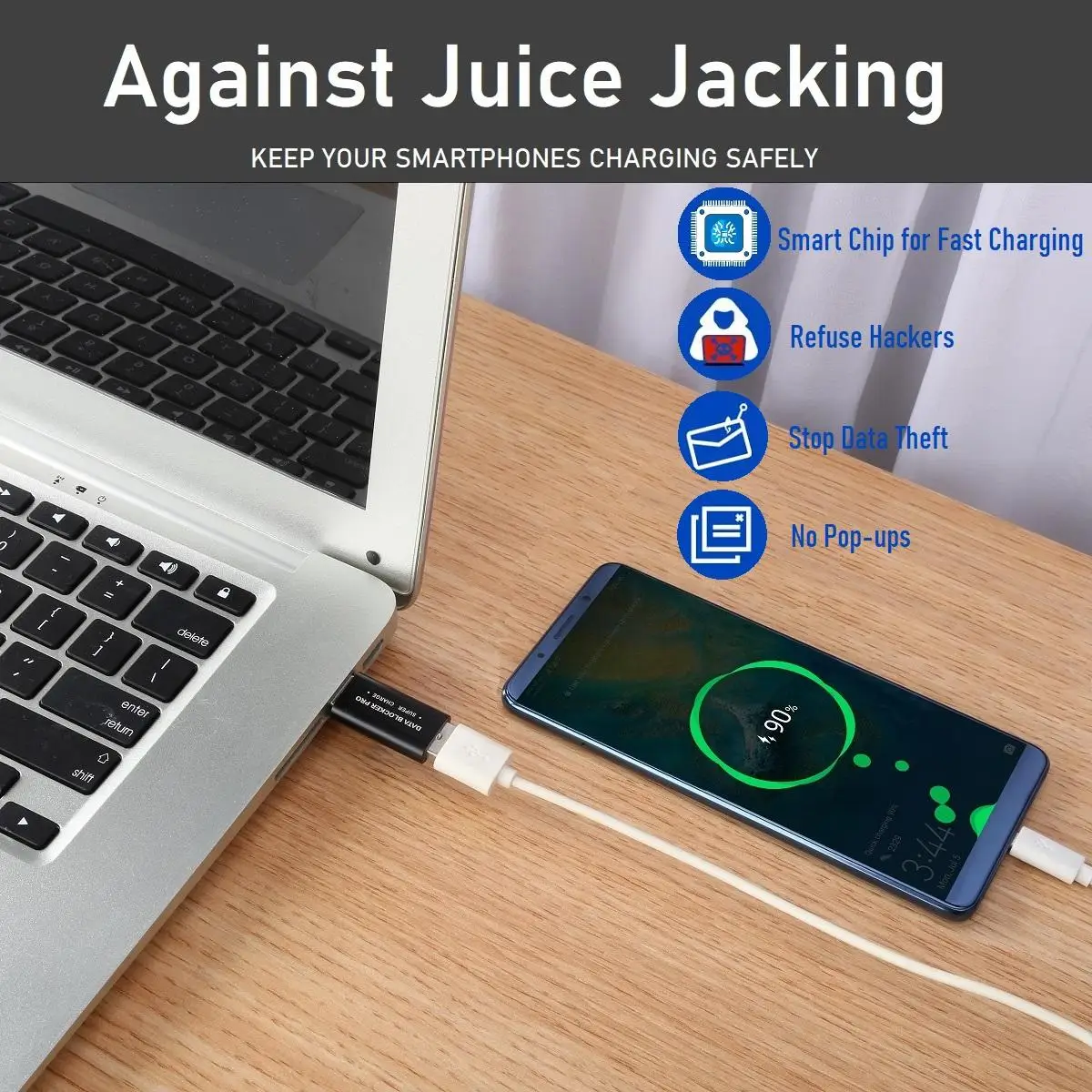 USB 쉴드 충전 전용 데이터 없음 여성 확장 USB 충전기 어댑터 휴대 전화 노트북 노트북 용 USB 데이터 차단기