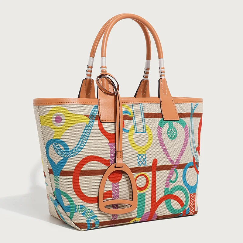 New Fashion Women's Tote Bag Trend Brand Versatile Shoulder Bag High Quality Temperament Crossbody Bag Designer Luxury Handbag 2