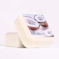 Gommage au glutathion et au noix de coco, savon fait à la main, nettoyage en profondeur et hydratant, huile essentielle végétale de bain, savon Portable 3
