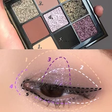 

Eyeshadow Palette 9 Kleuren Matte Oogschaduw Palette Glitter oogschaduw Make-Up Naakt Makeup Set Cosmetic