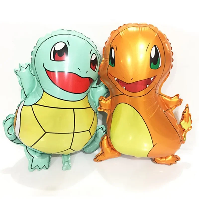 

Pikachu Figure Doll Toy Pokemon Balloon Aluminum Film Charmander Bulbasaur Anime Figures Toy Decoration Birthday Party for Kid