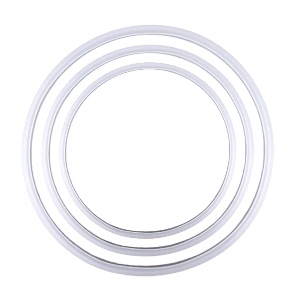 1 szt. Silikonowa pieczątka aluminiowy szybkowar destylator części pokrywka gumowy pierścień do 16cm-32cm przyrząd do rozdzielania jedzenia gotowania