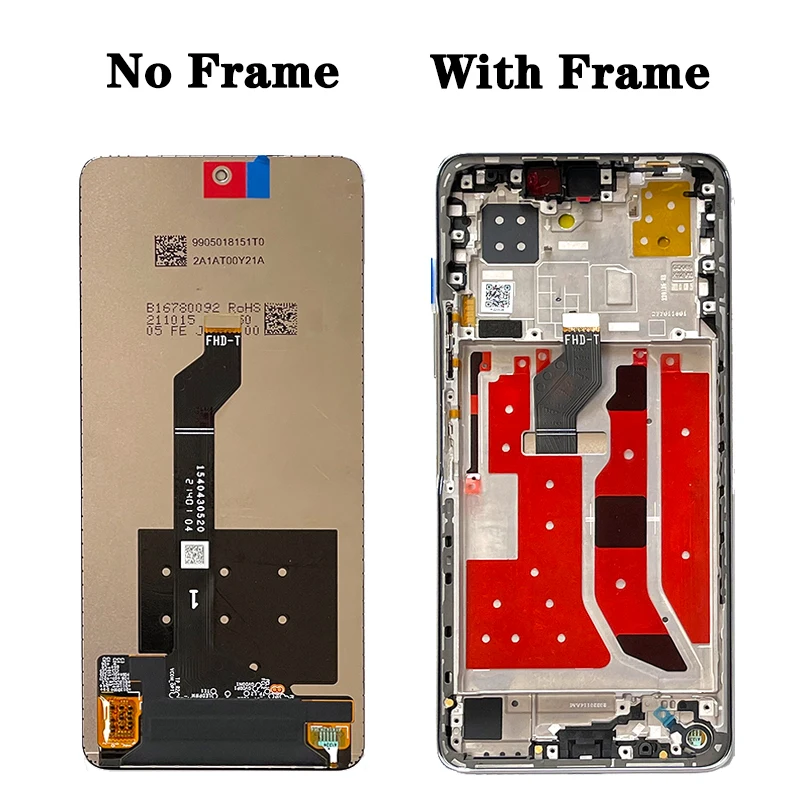 6.78“For Huawei nova 9 SE 9SE 5G JLN-LX1 LCD Display Screen Touch Panel Digitizer For Honor 50 SE JLH-AN00 LCD Frame Display