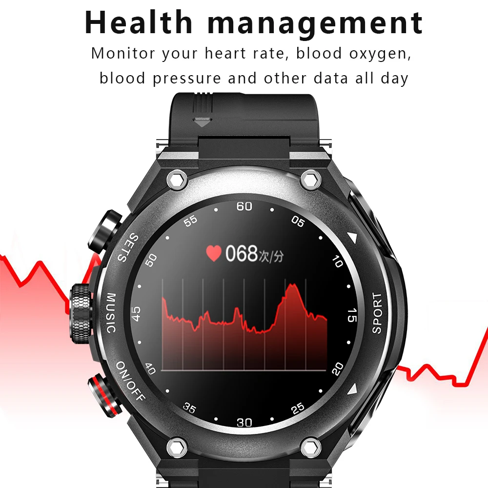 2020 새로운 블루투스 전화 스마트 워치 2-in-1 TWS 무선 헤드폰 심장 박동 혈압 모니터 스포츠 Smartwatch 남성 여성
