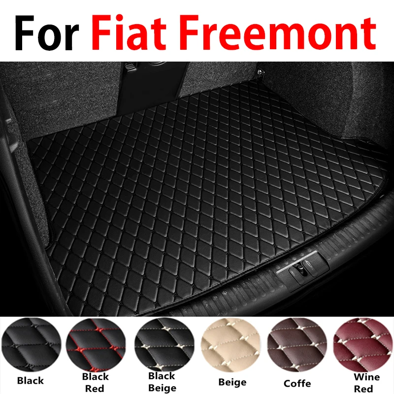

LUTEHIL High Side Waterproof Car Trunk Mat For Fiat Freemont 7-Seat 2012 2013 2014 2015 2016 2017 Cargo Liner Boot Carpets
