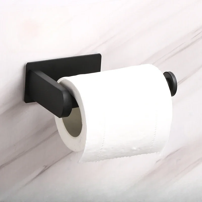 Bathroom stainless steel toilet paper holder, convenient installation of roll paper holder, kitchen tissue holder
