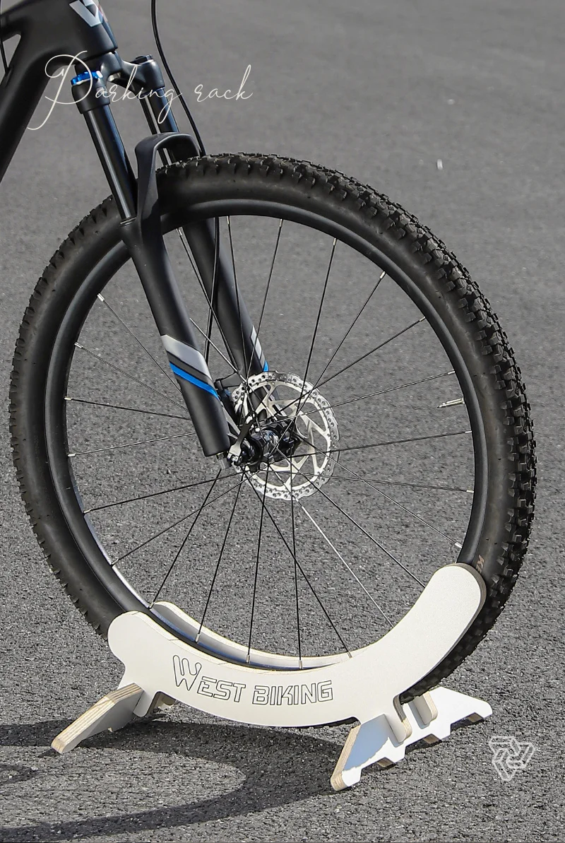 WEST BIKING Fahrradständer, verstellbarer Holzständer für Rennräder, Gravelbikes und Mountainbikes, für Reifenbreiten von 20C-30C/1,9-2,2 Zoll – Detail 16