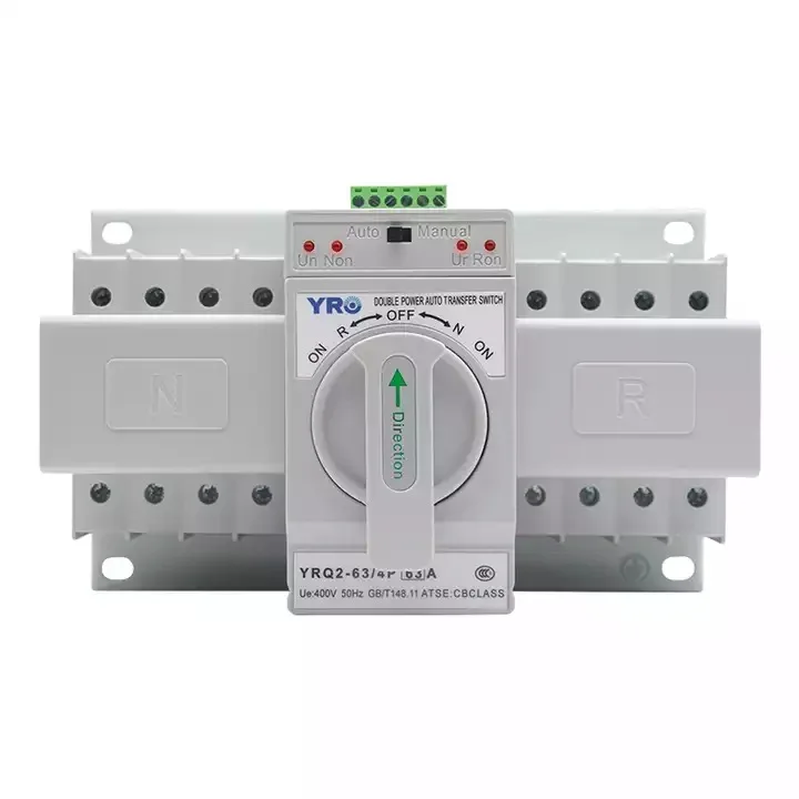 

Factory direct sales 2 3 4P 400V solar photovoltaic generator controller dual power manual automatic integrated switch