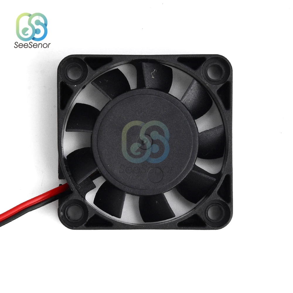 Cooling Fan 4010 5V&12V&24V Turbo Brushless 3D Printer Parts 2Pin For Extruder DC Cooler Blower Part Black Plastic