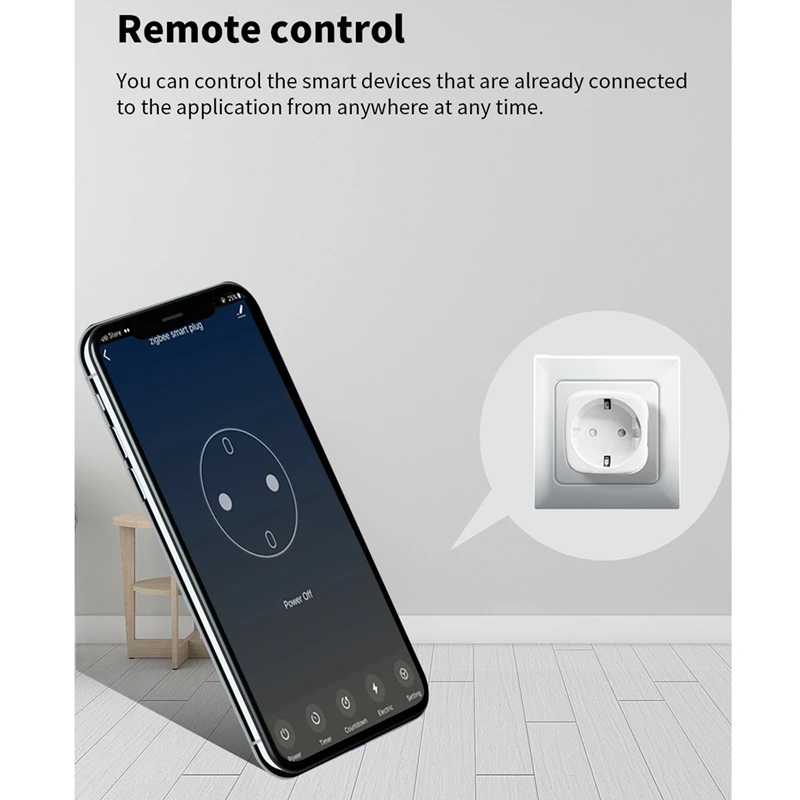 Zigbee 3.0 Ʈ  16A Tuya Ʈ Ȩ ڵȭ  Ÿ̸  ܼƮ,  Ȩ ˷ EU ÷