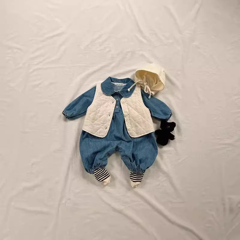 Description Picture 3 of item2025 Autumn New Baby Girl Sleeveless Vest Coat Infant Boys Casual Jacket Solid Toddler Windproof Vest Kids Clothes