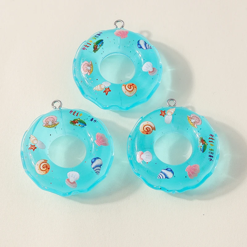 Leslie 5er-Set große Harz-Schildkröten-Anhänger, niedliche Cartoon-Schildkröten-Charms, Meerestier-Schlüsselanhänger, Halsketten-Anhänger, DIY-Schmuckzubehör – Detail 20