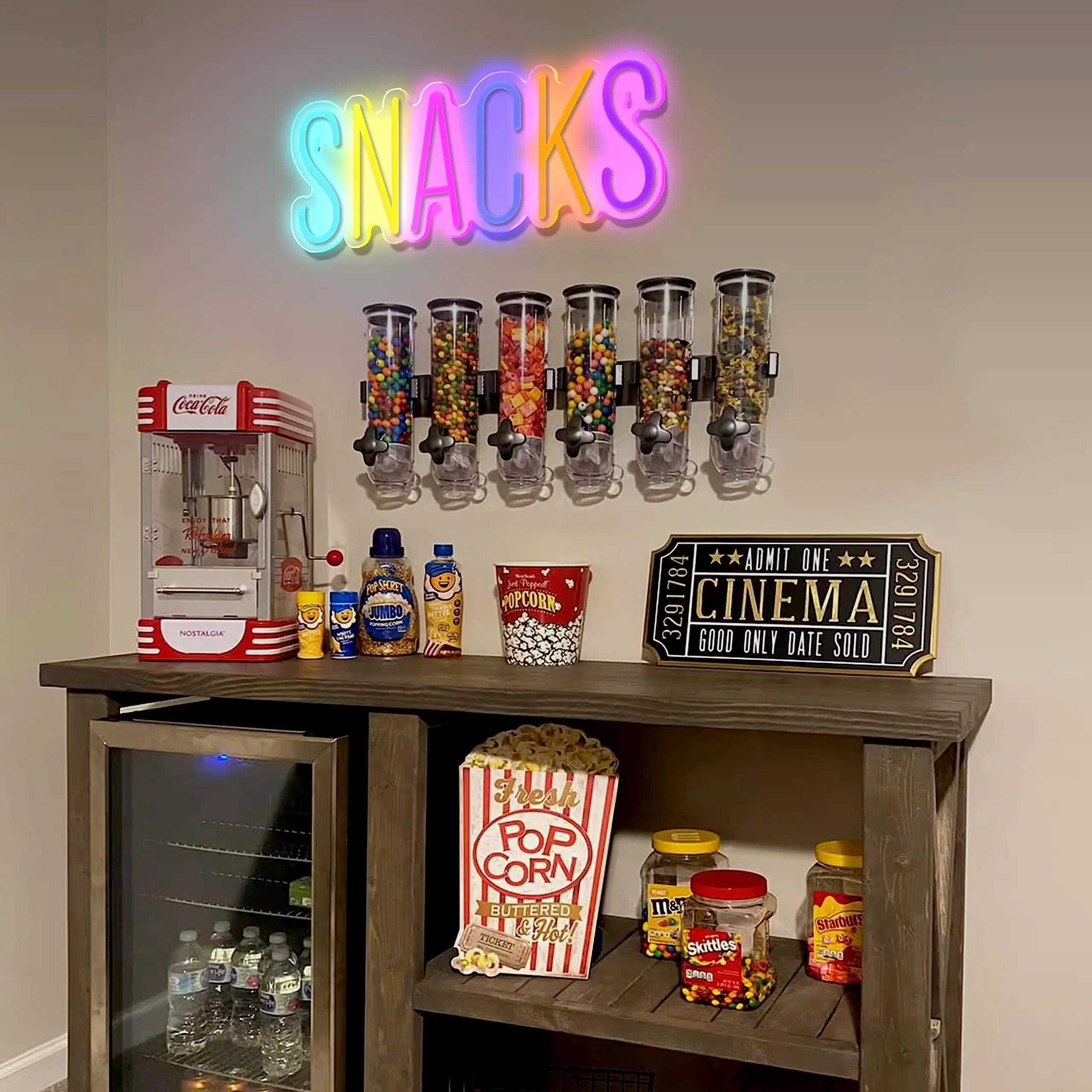 Movie Theater Candy Display Case