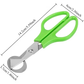 1PC Multi functional cigar cutter Quail Eggshell Scissors Eggshell separator Stainless steel egg slicer  Kitchen tools 2